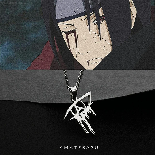 Anime Naruto Uchiha Itachi Necklace Pendant Three Ring Cosplay Dressup  Props on OnBuy