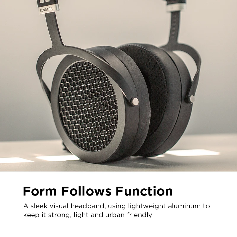 HIFIMAN SUNDARA Over-Ear Full-Size Planar Magnetic Headphones (Black) with High Fidelity Design Metal Casing 6