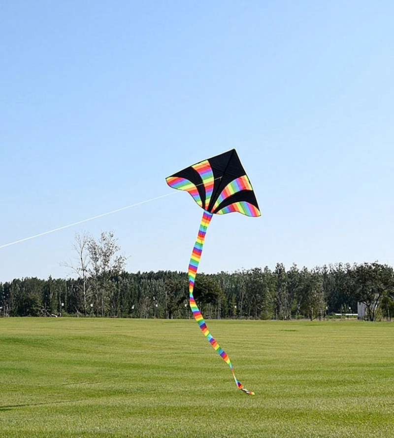rainbow kite juego basta cometas de viento toy sports kite flying gel blaster wind children trompo de madera