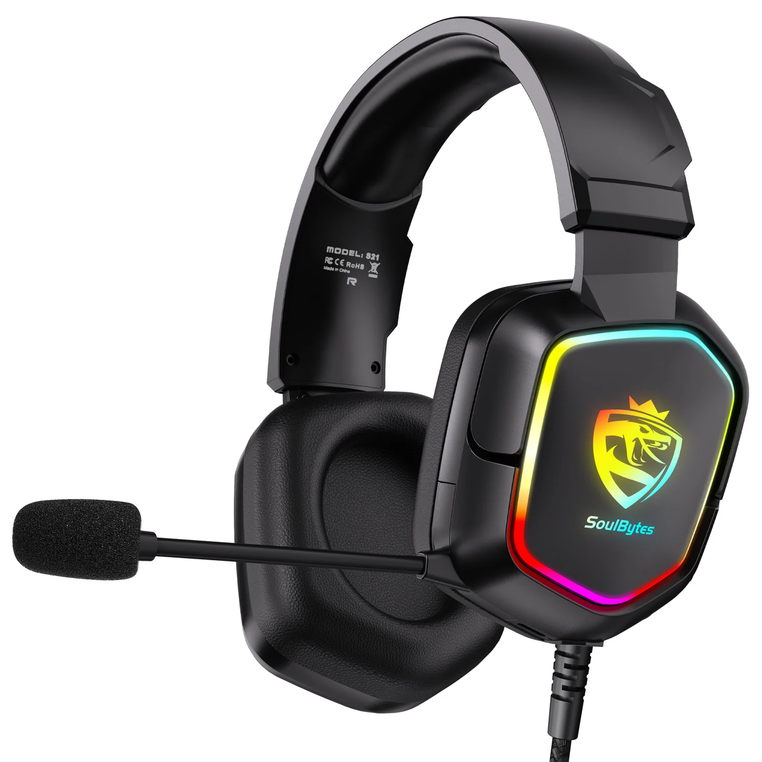 Wired Gaming Headset with Noise Cancelling Microphone