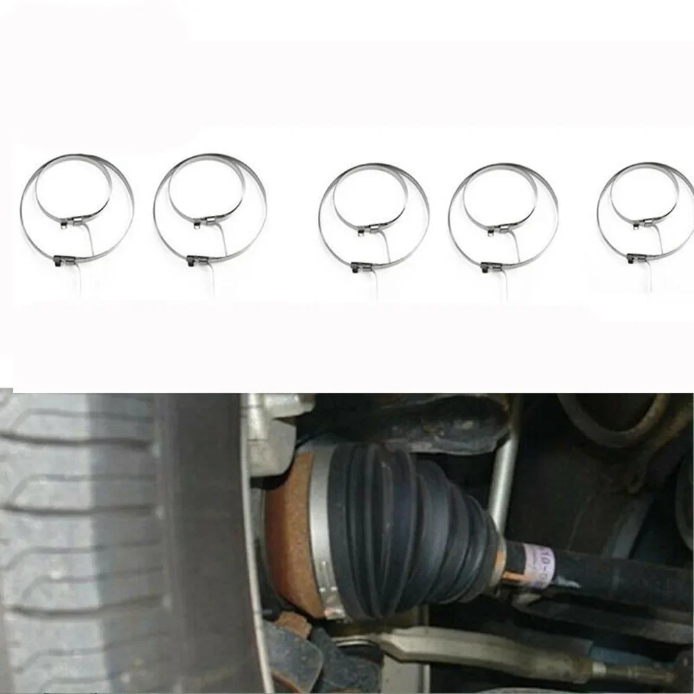 정원 CV 부트 클립 조인트 크림프 클램프, 자동차 플라이어 도구 크림프 클램프 교체 부품, 세트당 10 개