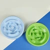Dog slow food bowl choke prevention Small and medium-sized dog slow food bowl anti upset round thickened pet supplies 4