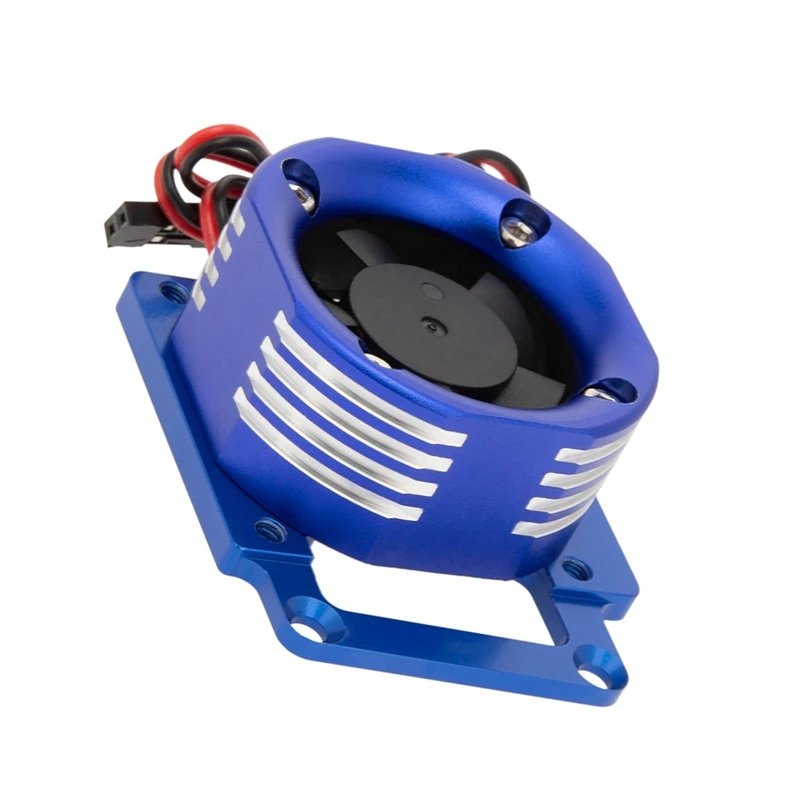 

Металлический охлаждающий вентилятор, радиатор для двигателя с фотооборудованием для 1/8 Traxxas, аксессуары для радиоуправляемых автомобилей