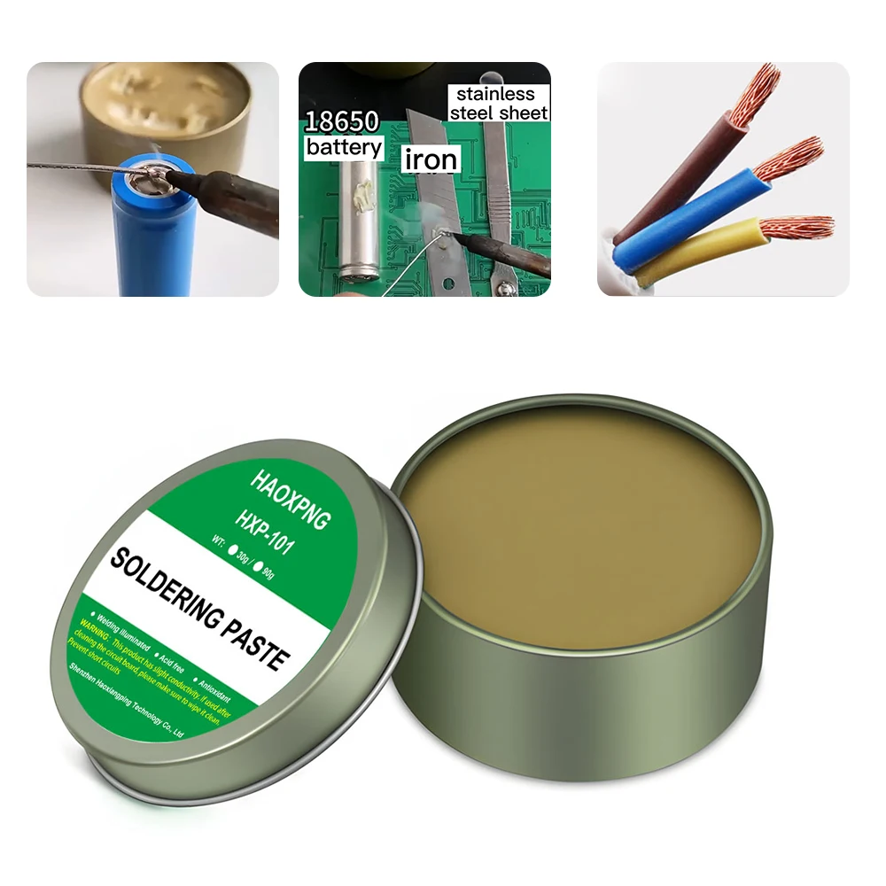 Soldering Iron Flux Paste Rosin Sets Lead-free for Iron Stainless Steel Nickel Copper