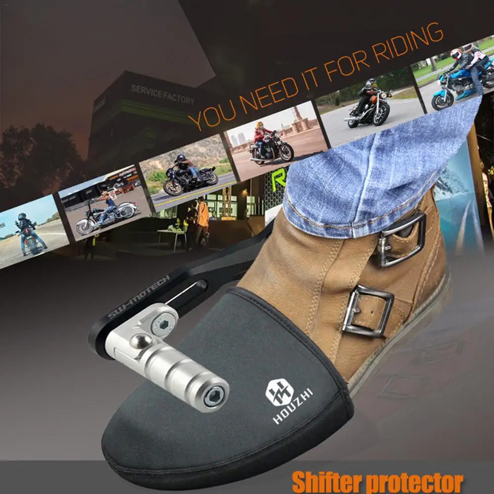 Rugged Waterproof Motorcycle Shoe Cover with Non-Slip Grip for Safe Rides