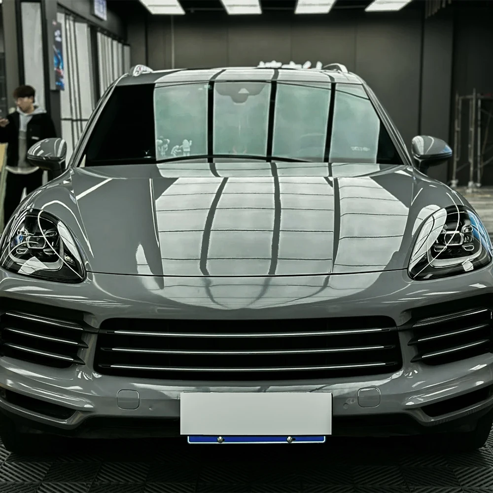 0.5m Wide Ultra Gloss Nardo Grey Car Wrapping Film Car Sticker PET ...