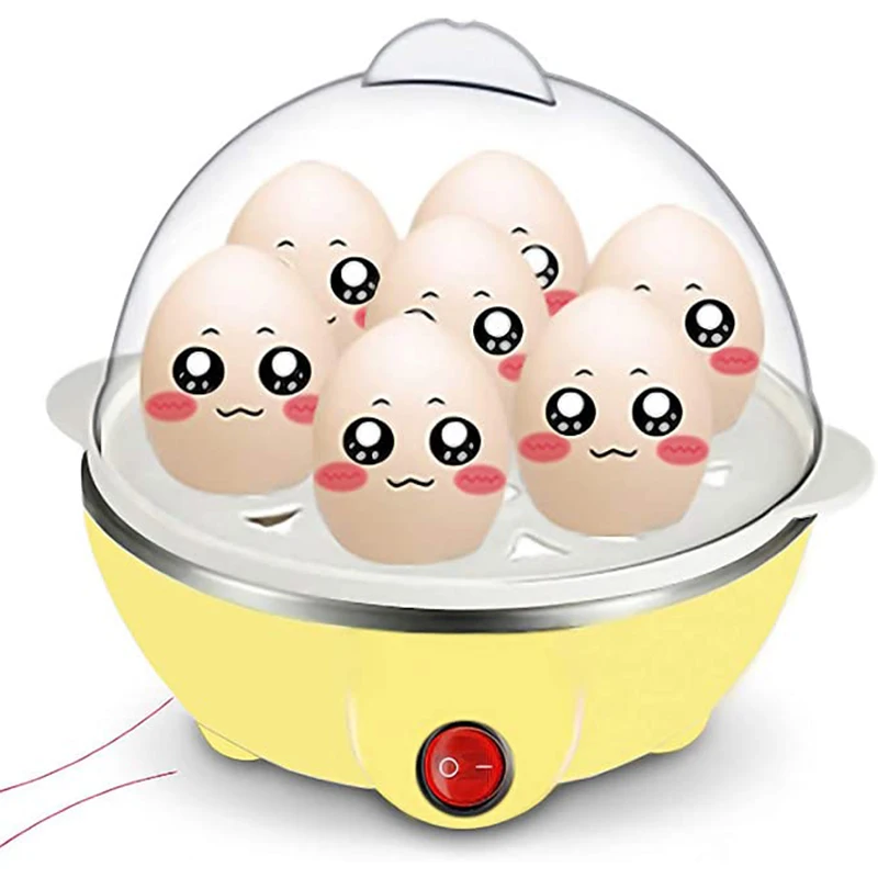 Multi Function Rapid Electric Egg Cooker Auto-Off Generic 7 Eggs Boiler Steamer Omelette Cooking Tools Kitchen Utensil Breakfast | Бытовая