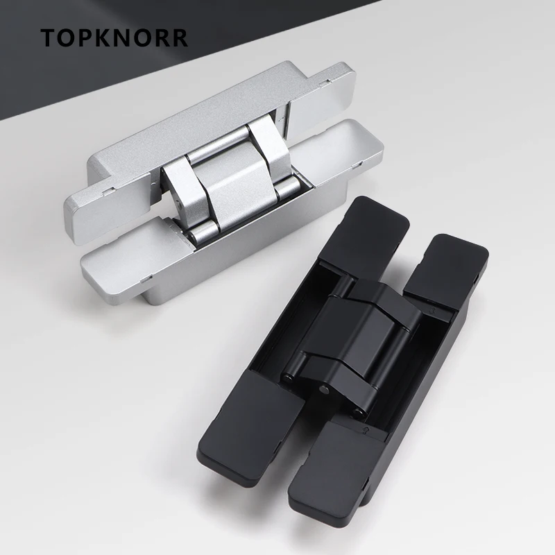 100kg Load-bearing Invisible Door Hinge Square Cross Hidden Door Hinge Hidden European H-type Three-dimensional Adjustable