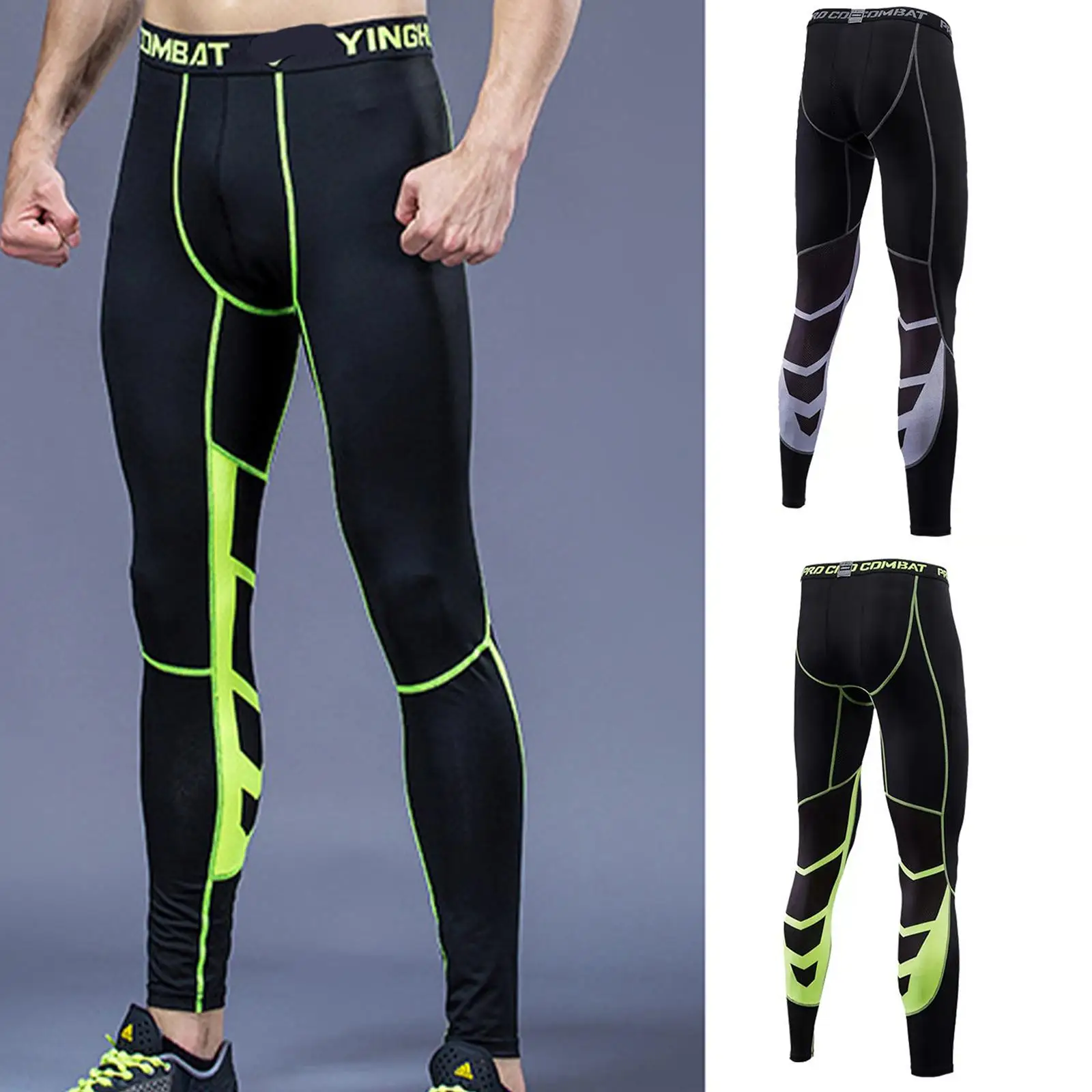 Men's Sport Compression Pants Cycling Running Basketball Soccer