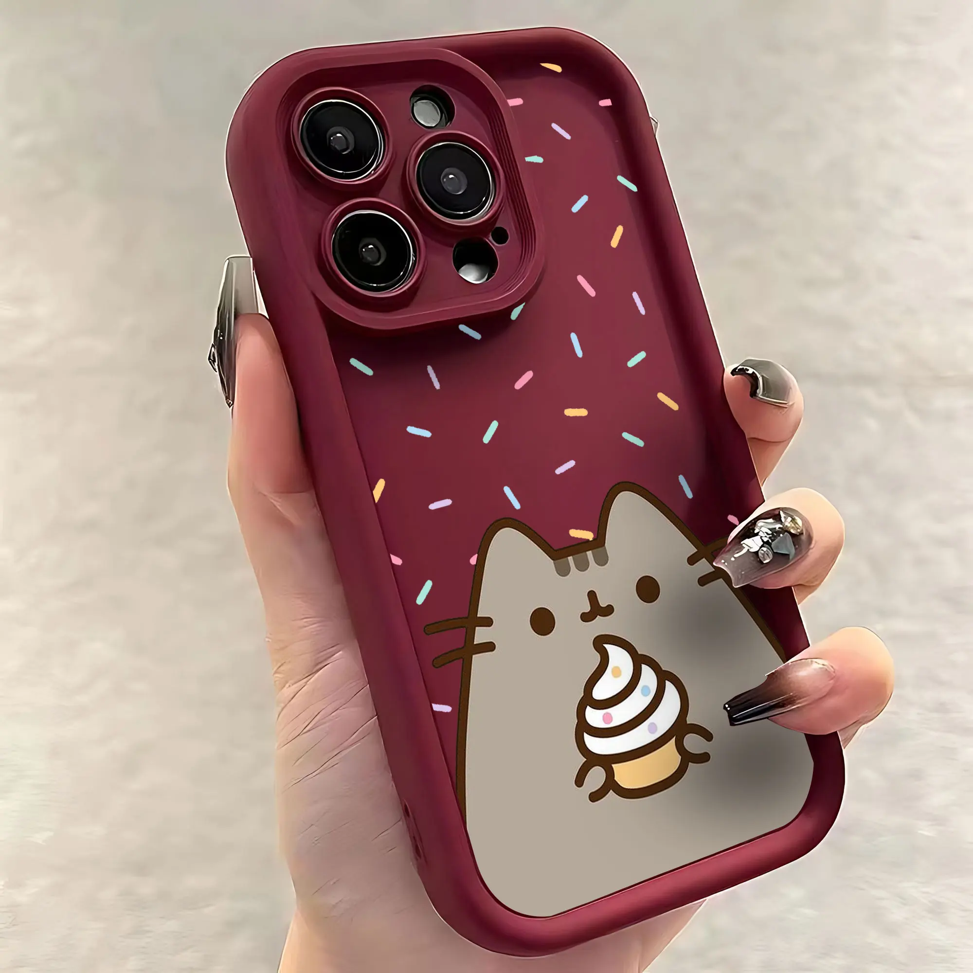 P-Pusheens Cat Soft TPU Phone Case