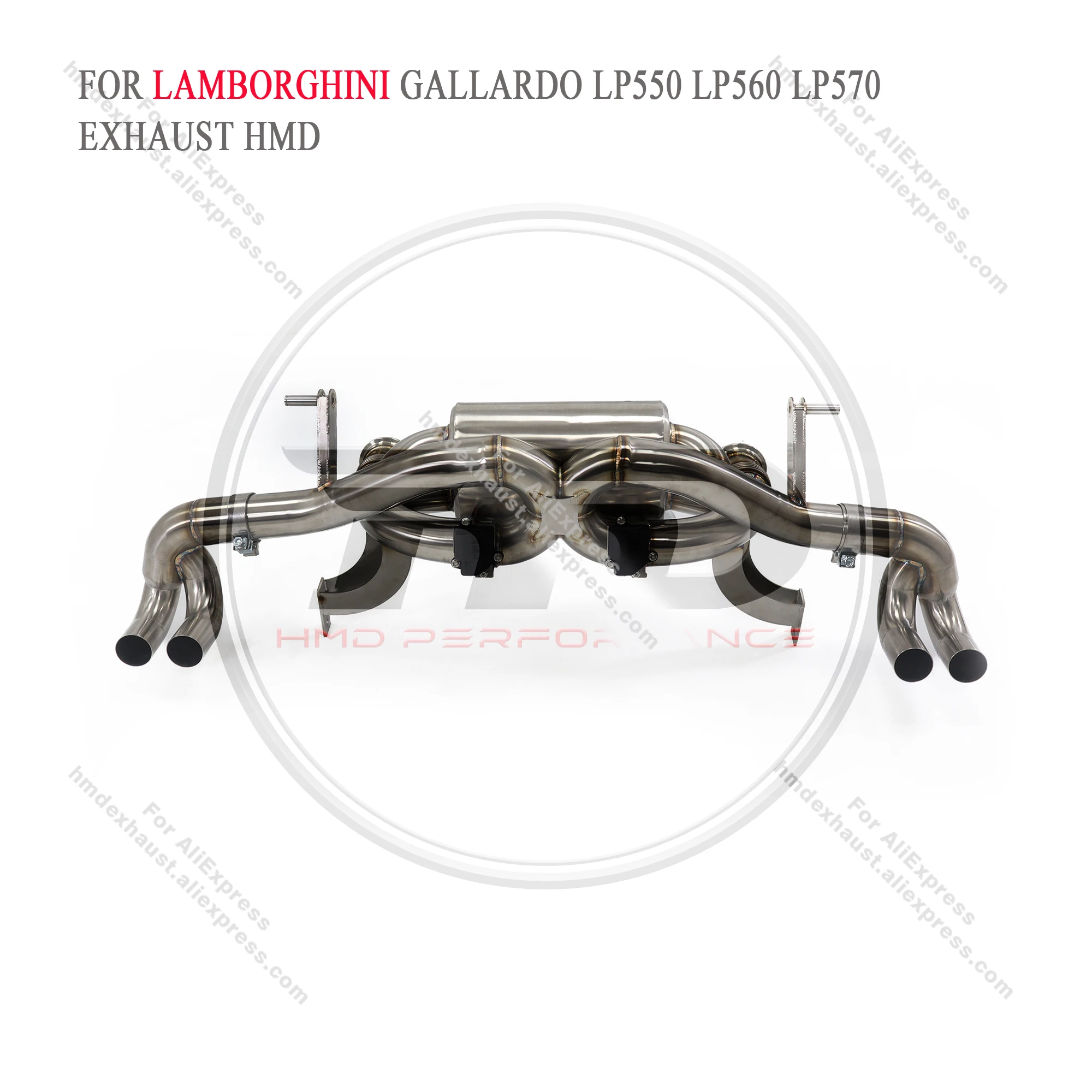 

HMD Exhaust System Stainless Steel Performance Catback for Lamborghini Gallardo LP550 LP560 LP570 Muffler With Electronic Valve