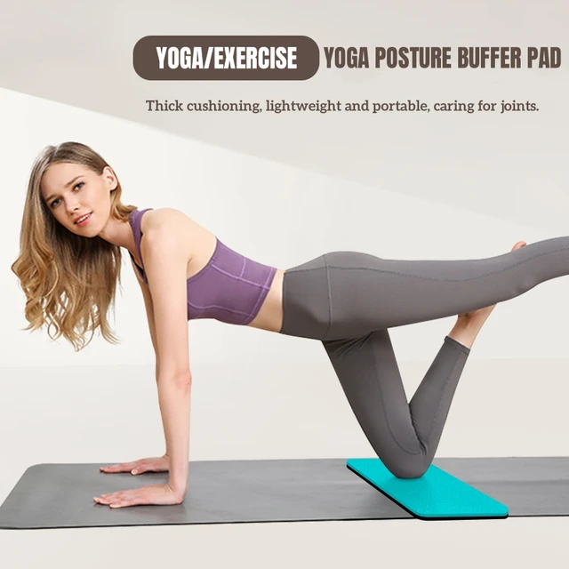 2Pcs Yoga Knee Pad Cushion Soft TPE Pad Support Protective Pad For Elbow Leg Arm Balance Exercise Fitness Workout Yoga Mat 2