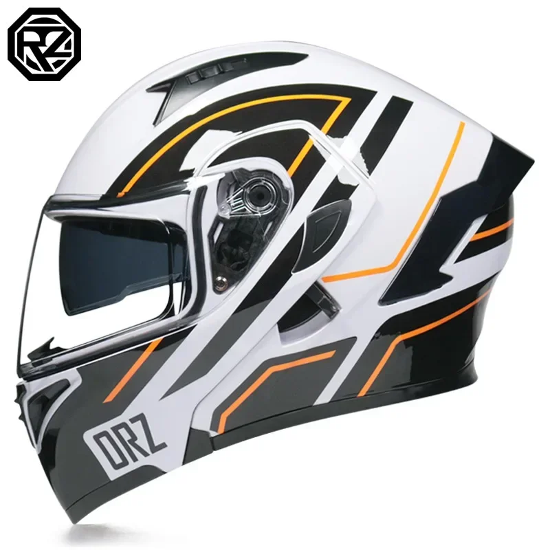 

Modular Flip-Up MotorbikeModular Helmets DOT/ECE Approved Lightweight Helmet Noise Reduction