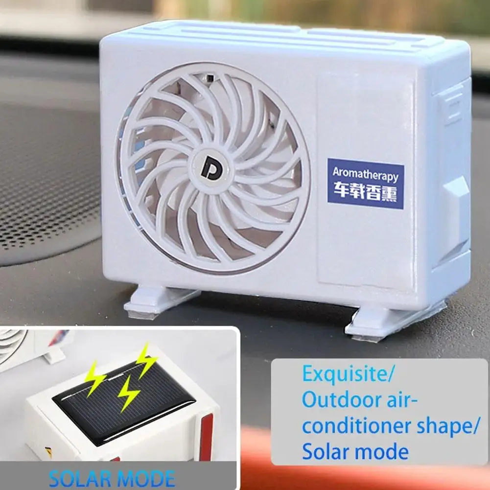 

Solar Car Air Freshener Mini Air Conditioning Decorative Lasting Machine Decorative Fragrance Decoration Aromatherapy Perfu R5M3