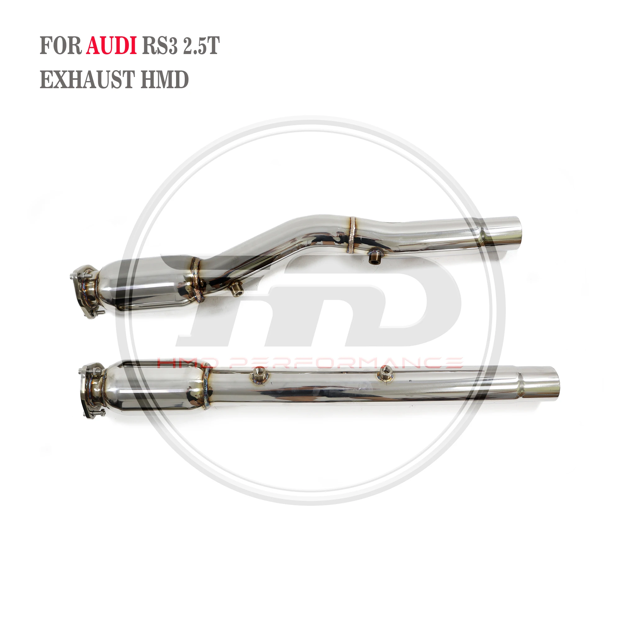 Sistema Di Scarico Hmd Downpipe Ad Alte Prestazioni Per Audi Rs3 Ttrs Rsq3 2.5T Con Tubo Centrale Opf Con Scudo Termico
