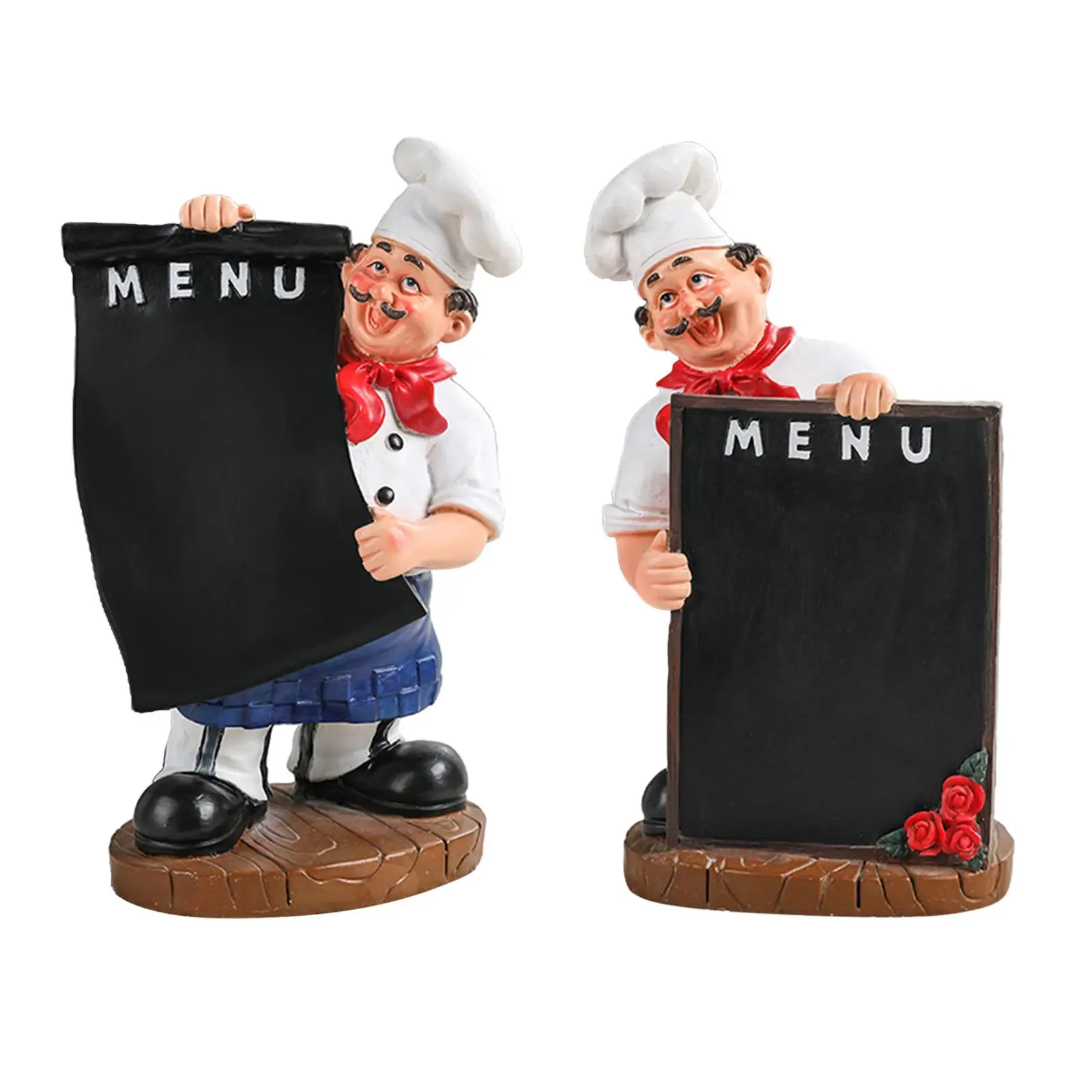 

Chef Statue Sculpture Chef Figurine Ornament Collectible Model Kitchen Decoration for Cafe Shop Restaurant Tabletop Countertop