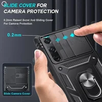 Case For Samsung S26 Ultra S25 S24 S23 Plus S25 FE A57 A56 A37 A36 A17 A16 5G Heavy Duty with Camera 360 Degree Kickstand Cover - Image 2