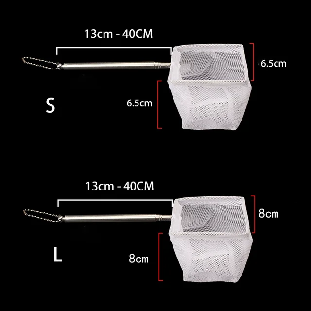 Aquarium Cleaning Tools Aquarium Fish Nets Small Fish and Shrimp Nets Fish Tank Fishing Nets 6