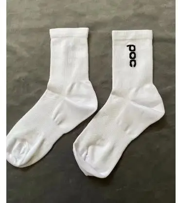 POC Speed Dry Road Cycling Outdoor Socks Black and White Highway Cycling Outdoor Socks Black and White cycling socks