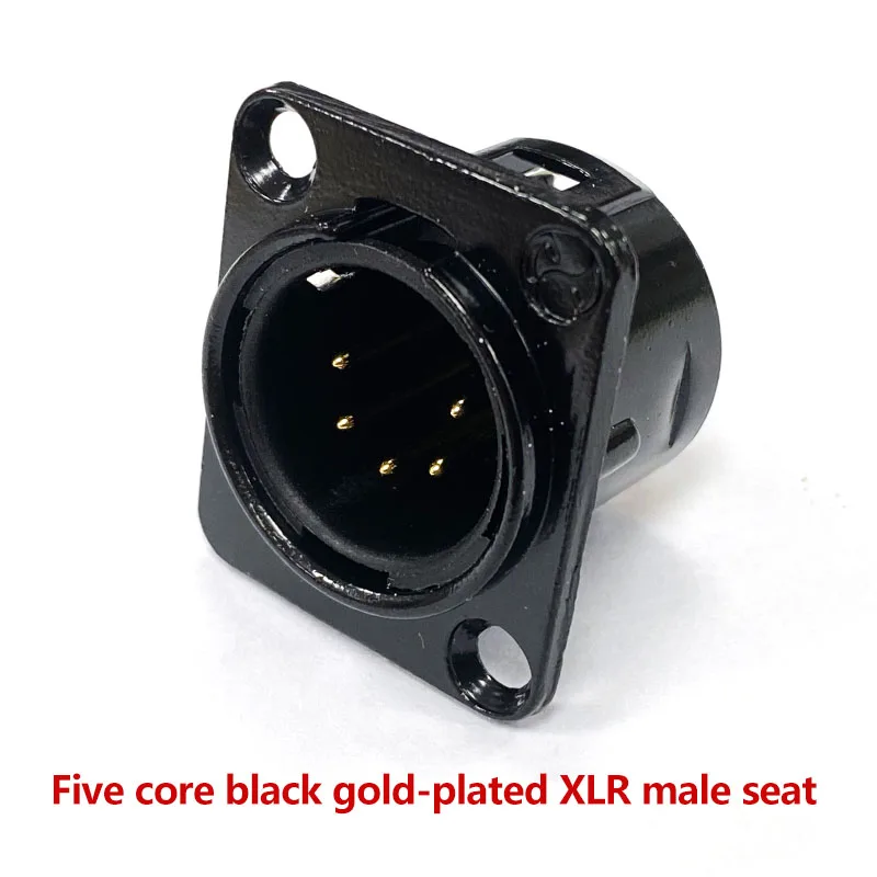 XLR 5-poliger Buchsenstecker DMX512 Lichtsteuerung gemeinsam mit RC5FDL-B RC5MDL-B – Detail 8