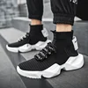 Socks Sneakers Men Knit Upper Breathable Sport Shoes Sock Boots Mans Shoes High Top Running Shoes for Men Zapatillas De Deporte 1