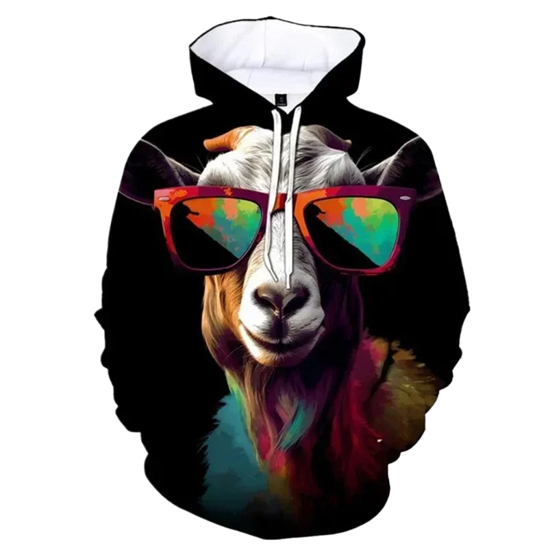 Fashionable And Cute Animal Printed Men's Hooded Sweatshirt For Children's Fun Street Autumn And Winter Long Sleeved Hoodie。