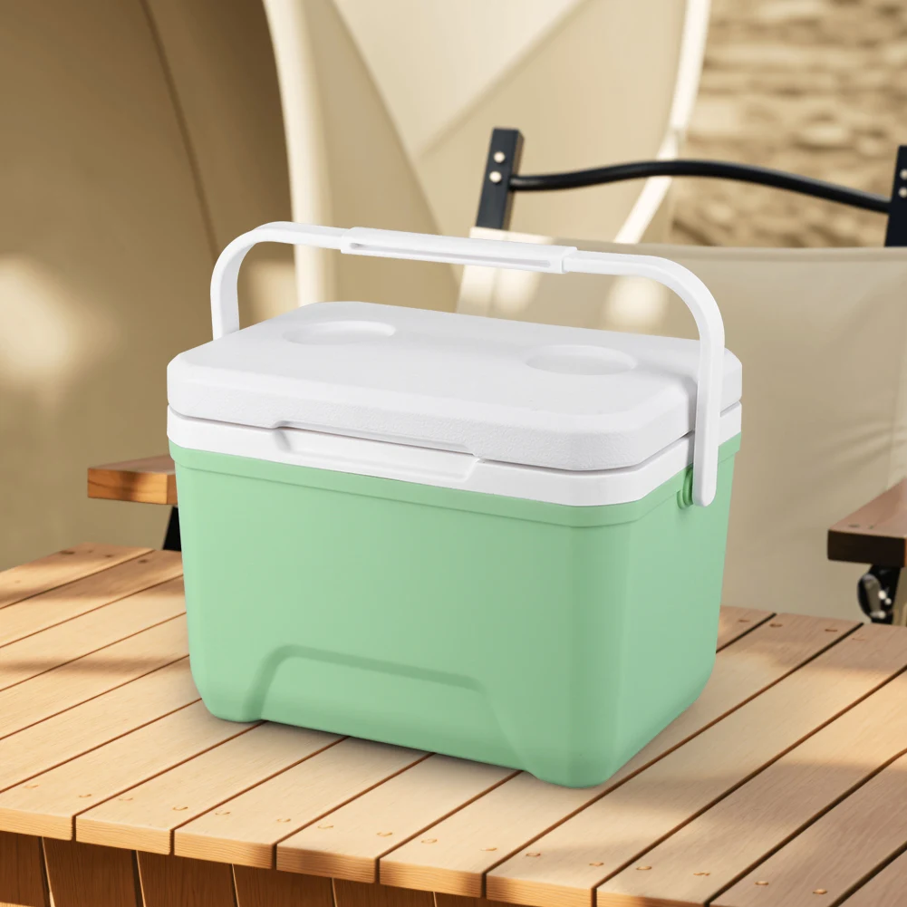 6L Insulated Portable Cooler Large Capacity Food Storage Box Heat Preservation 96H Drink Cooling Bucket for Beach Picnic Camping