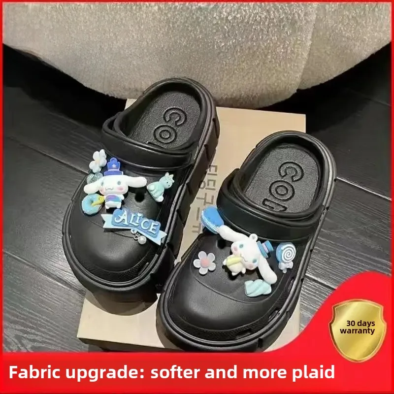 05 hole shoes Jade dog-Black