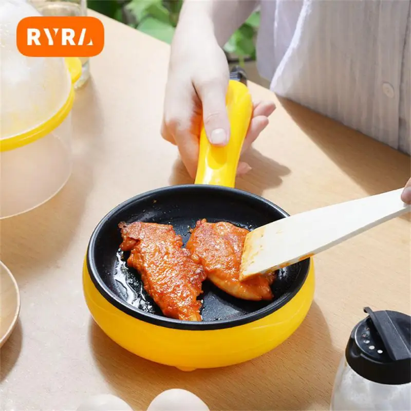 Electric Frying Pan Multifunction Non-stick Automatic Plug-in Kitchen Appliances Egg Steamer Mini Steamer Cooker