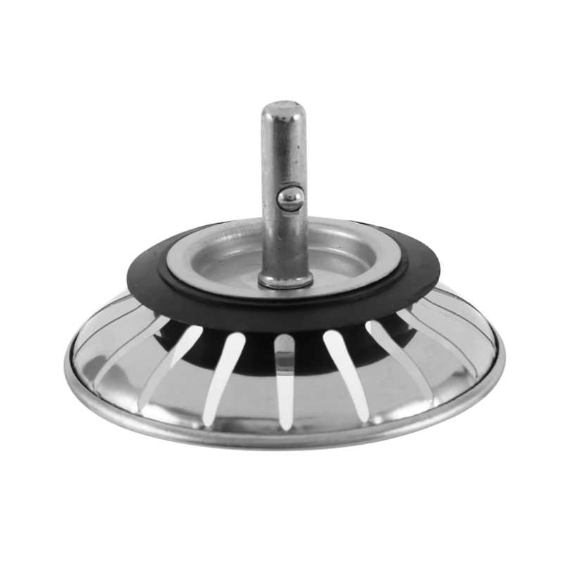 

4X Diameter 78MM Stainless Steel Kitchen Sink Strainer Stopper Waste Plug Sink Filter