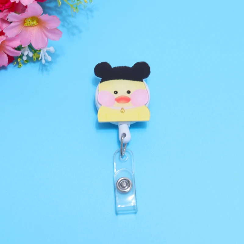 Cute Lovely Bears Acrylic Retractable Badge Reel Nurse Student