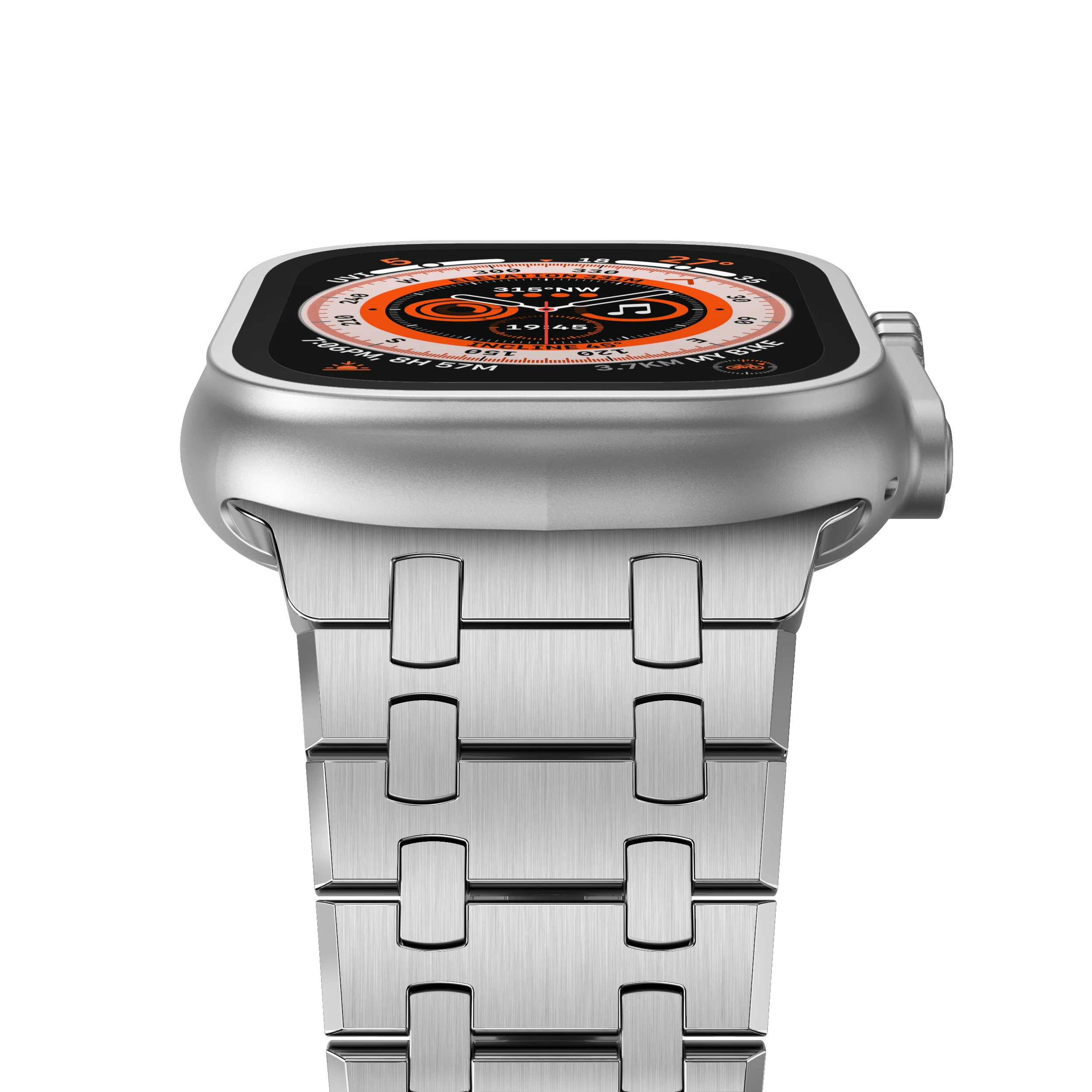 Metal Strap For Apple Watch Ultra Band 49mm 8 7 45mm AP Modified Stainless Steel Bracelet Wristband iWatch 6 5 4 3 SE 44mm 42mm