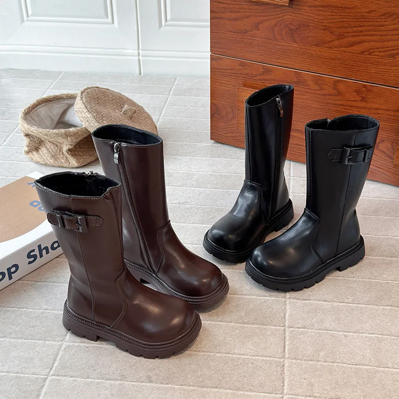 Girls Winter Boots Soft Anti Slip Korean Style