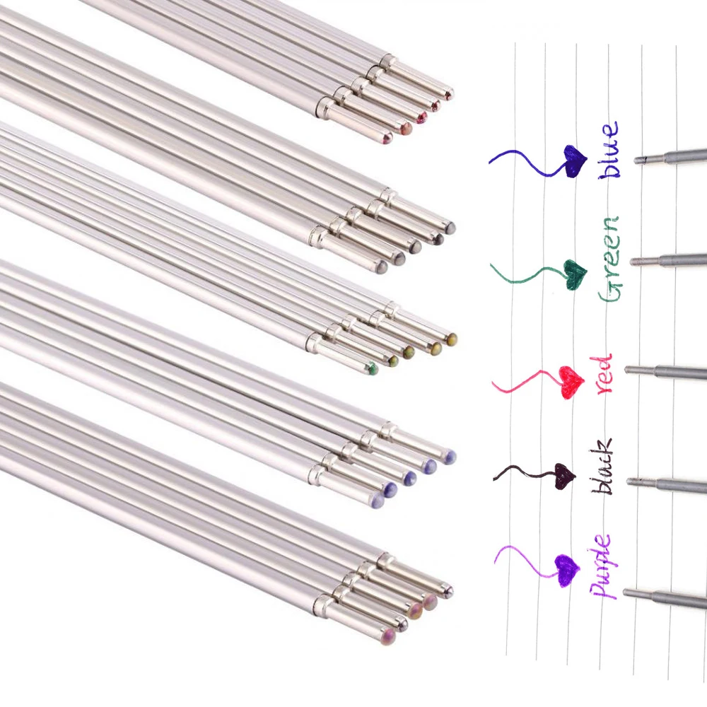 5/20/50pcs Non-toxic Tattoo Transfer Pen Purple Refill Double Slider Marker Pen For Drawing Flash On Skin Free Shipping free shipping hiwin genuine mgn5 miniature linear guide rail30 250mm 1pcs mgn5c slider block for 3d printers and slr camera lens