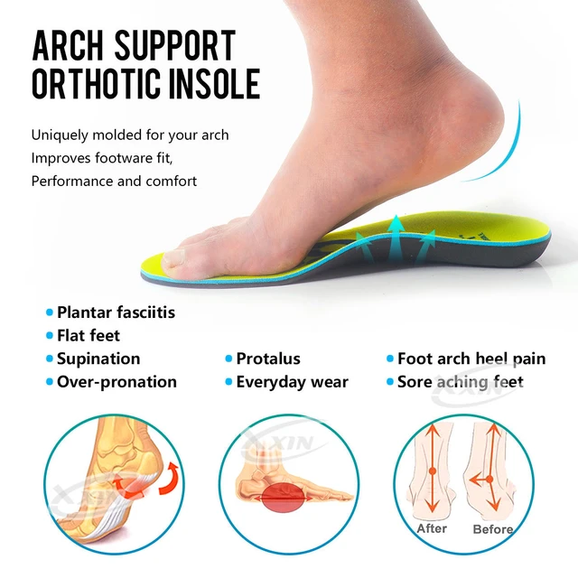DACAT Plantar Fasciitis Arch Support Insoles - Orthotic India | Ubuy