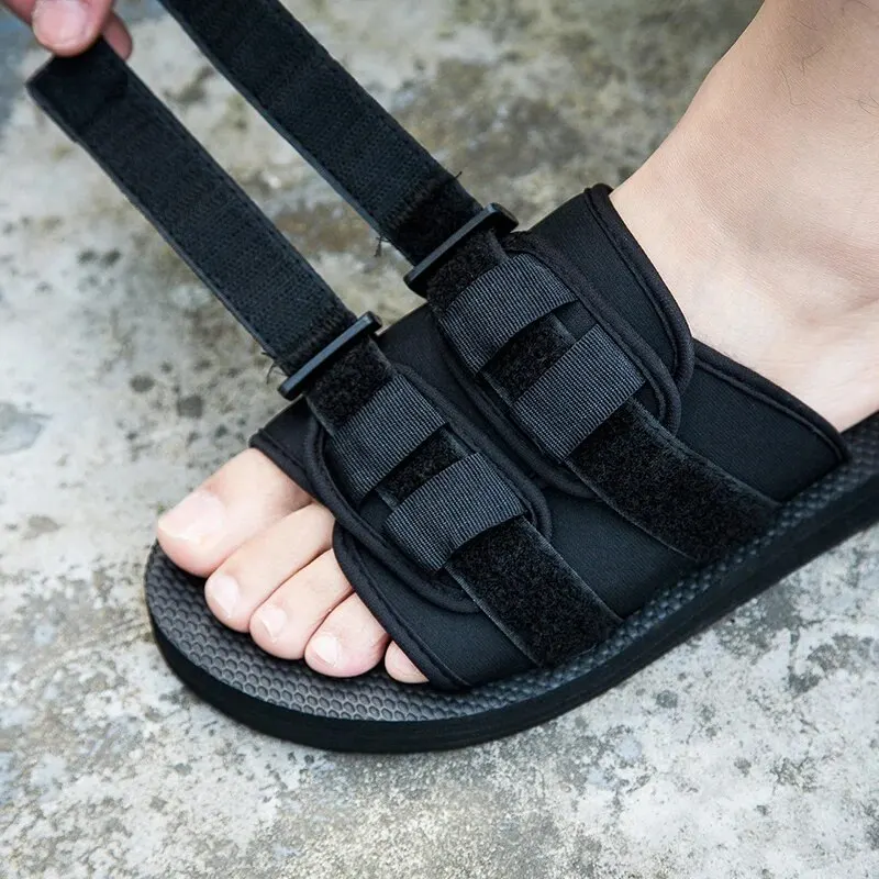 Summer Anti Slip Closed Toe Slippers Outdoor Men Women Fashion Hook&Loop Canvas Casual Couple Slip-on Beach Sandals Flip Flops