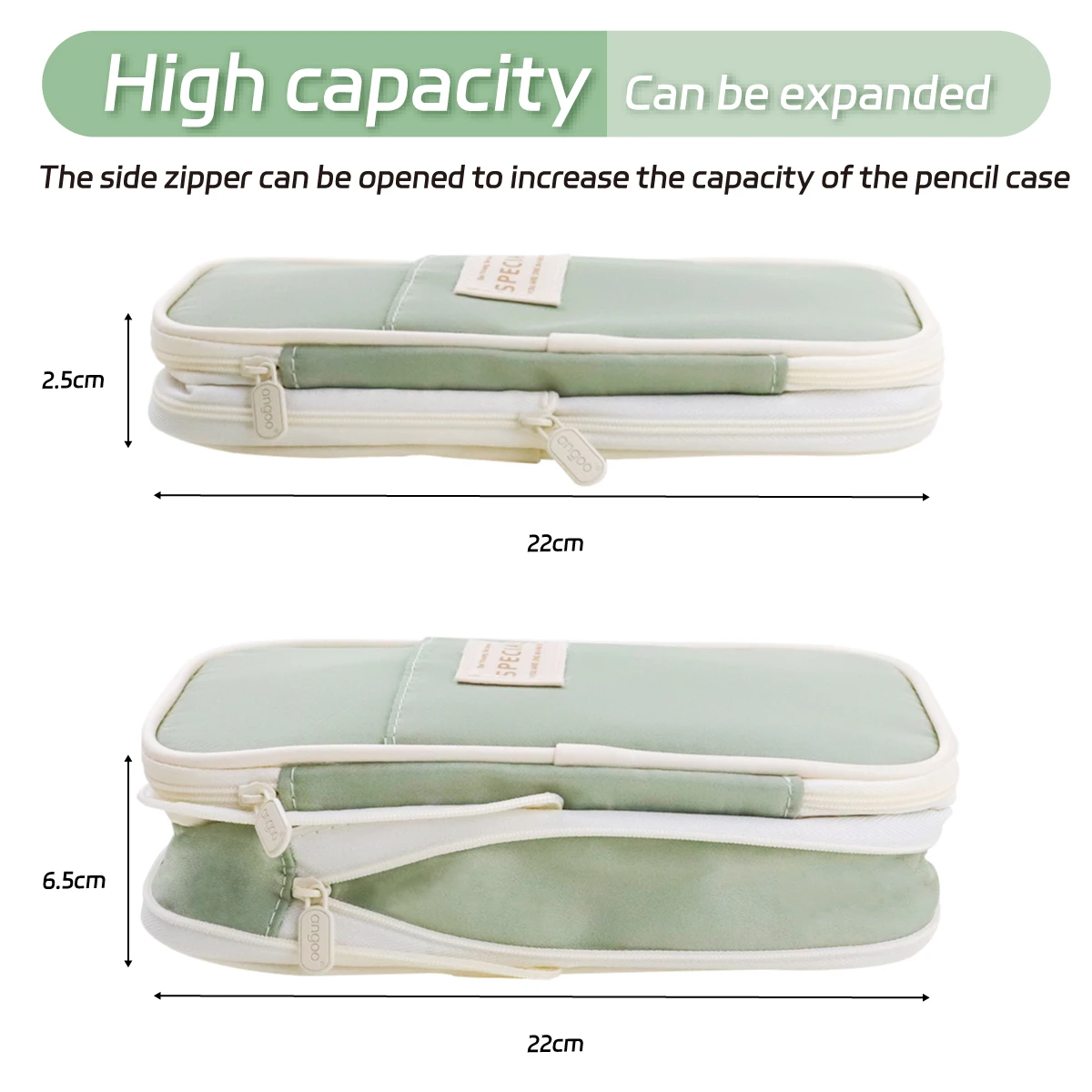Pencil Case Large Capacity Kawaii Cosmetic Bag Pen Pouch storage Holder Box Office Student School Supplies Stationery Organizer pencil cases stationery box pen storage bag pencil holder