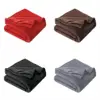 Pure color thick fleece blanket Farai fleece blanket bed sheet cover blanket,multi functional nap blanket pet blanket 5