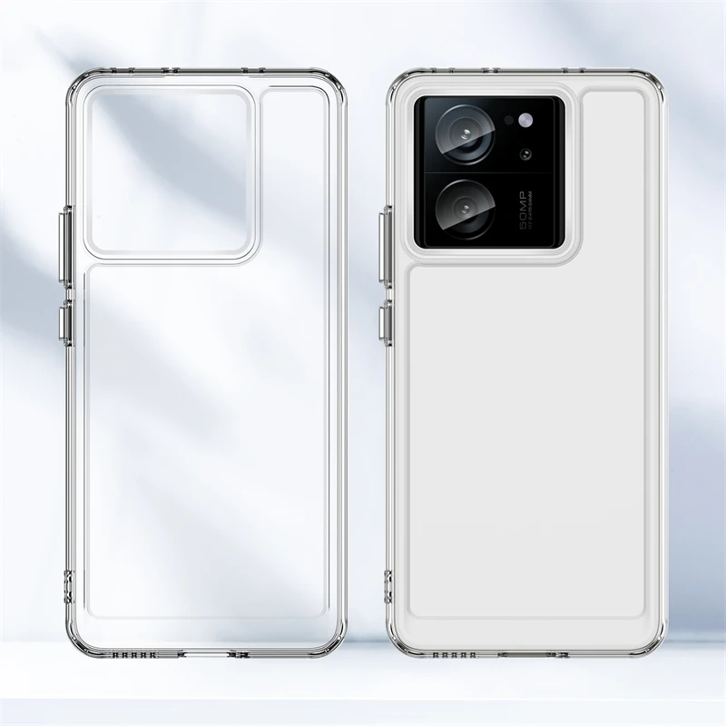 Per Xiaomi 13T Pro Custodia Trasparente Candy Silicone Tpu Cover Antiurto Xiaomi 13T Pro Custodia Protettiva Per Telefono Xiaomi 13T Pro