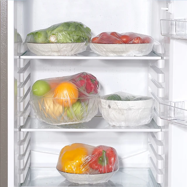 Couvercle alimentaire jetable réutilisable, enveloppe en plastique, couvercles alimentaires élastiques durables pour bols, couvercles d'assiettes élastiques pour sac d'économie de nourriture de cuisine 5