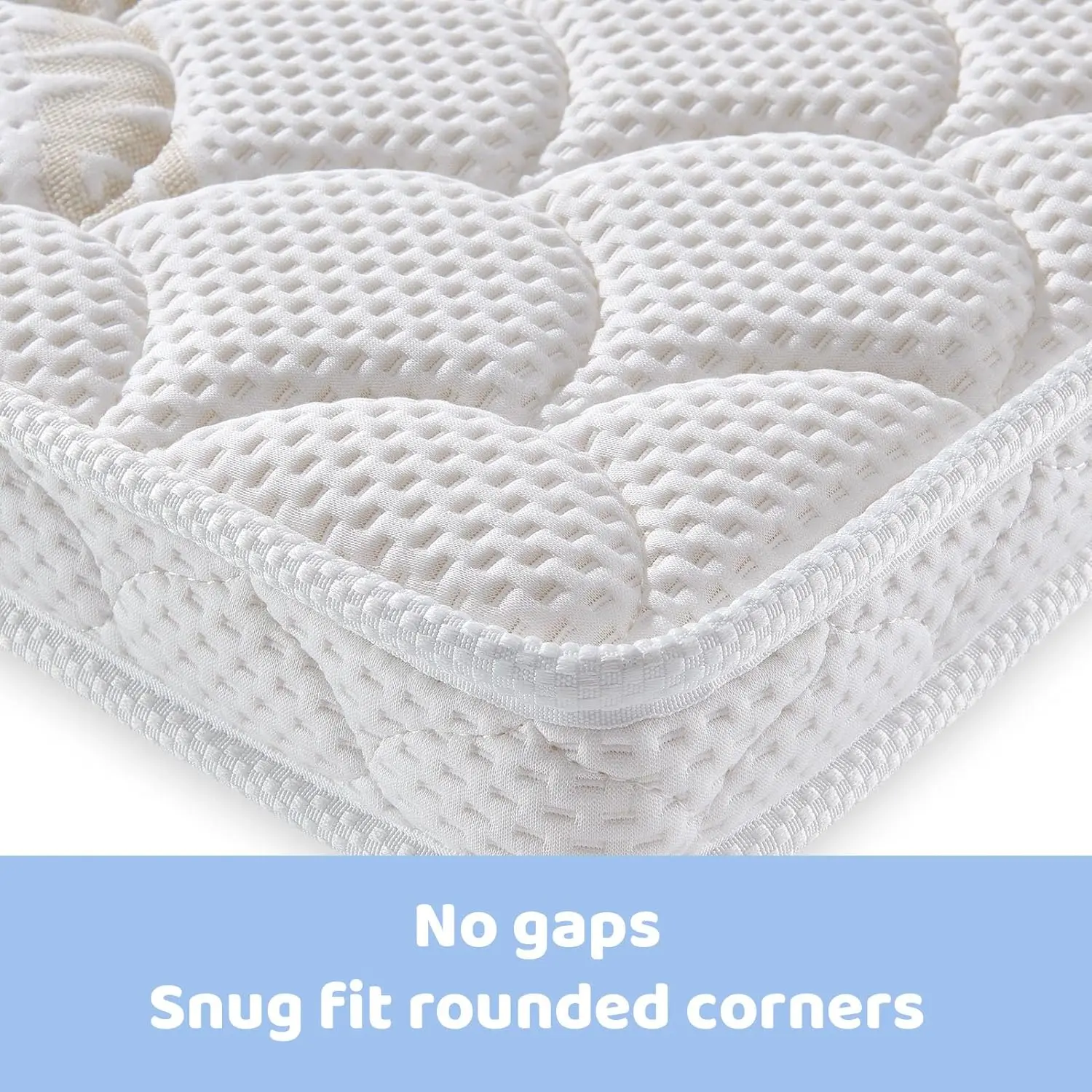 38x24 Inch Mini Crib Mattress-Dual-Sided Firm Support, Breathable Foam, Quiet & Odorless