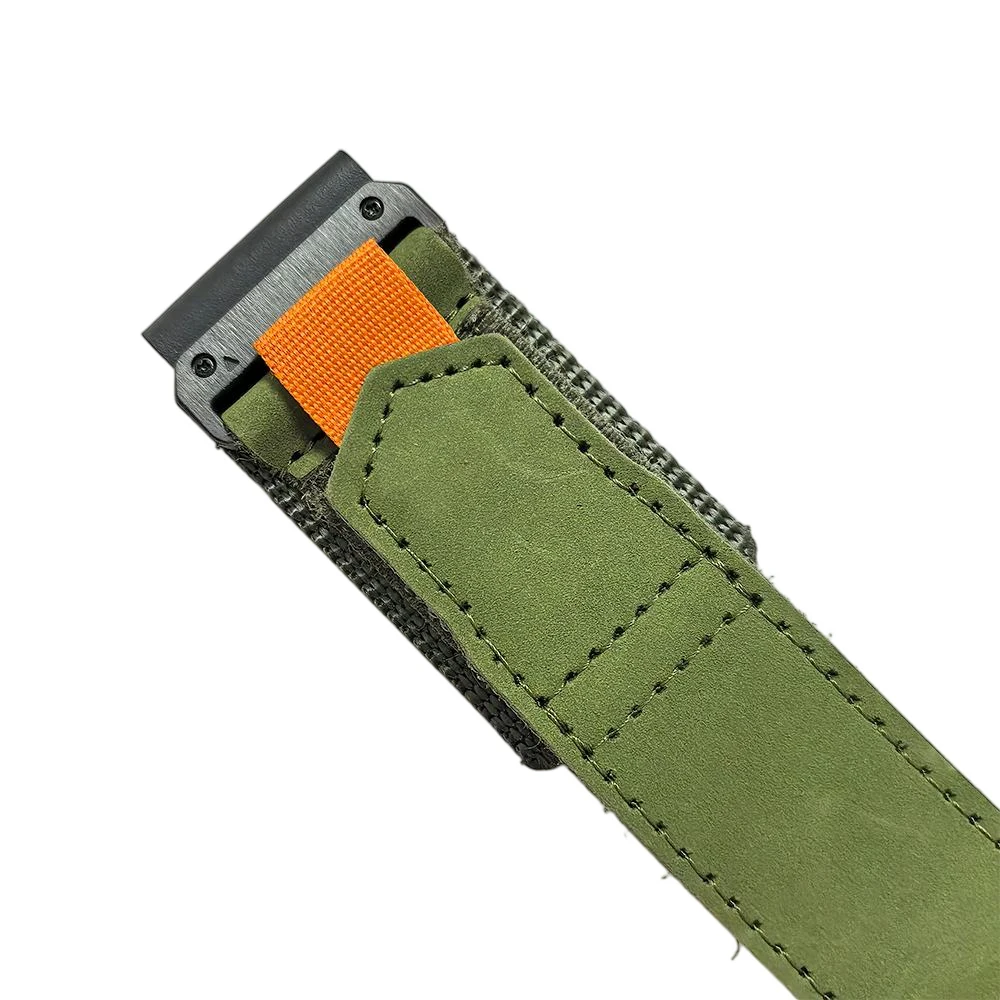 QuickFit 26mm Leather and Nylon Durable Watch Band Strap