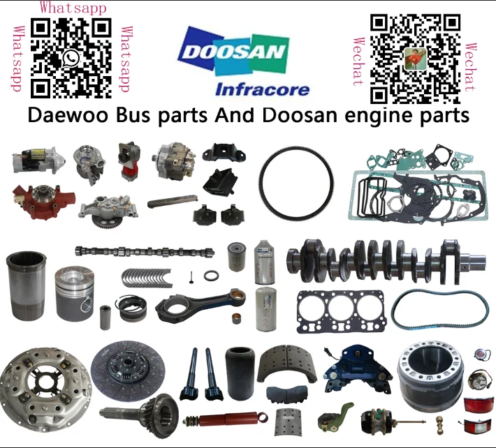 Daewoo Bus Accessories De12tis engine parts 400102-00089 65.54101-7096S Air Compressor
