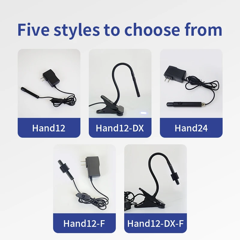 UV Curing Lamp 365nm 385nm 395nm 405nm 5W UV LED Spot Curing systems Optional lens Handheld Clamp Type Spot Light Source