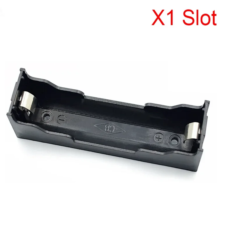 DIY ABS 18650 Power Bank Battery Case 1X 2X 3X 4X 1 2 3 4 Slot Holder Storage Box Hard Pin