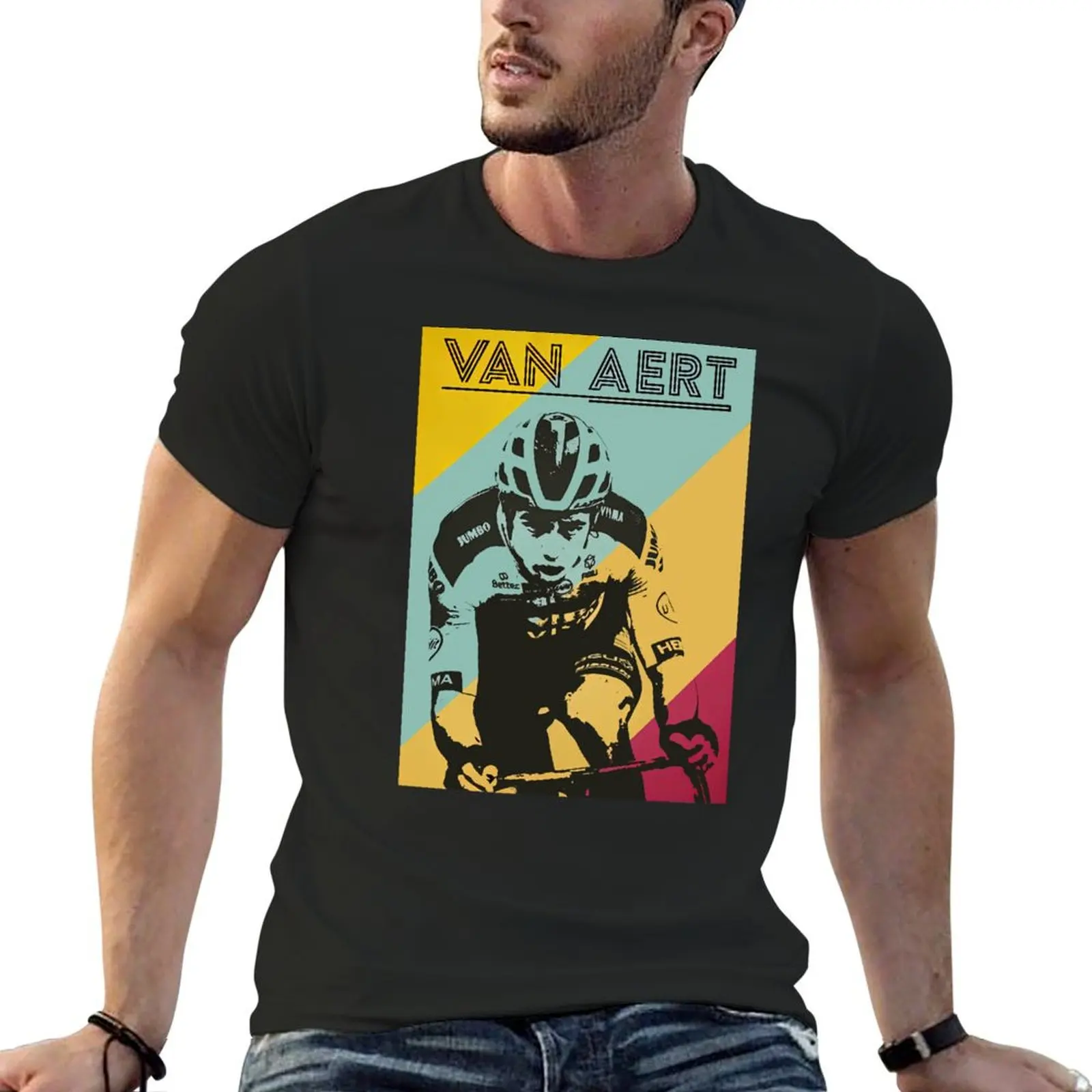 wout van aert retro T-Shirt shirts graphic plus size tops t shirts men