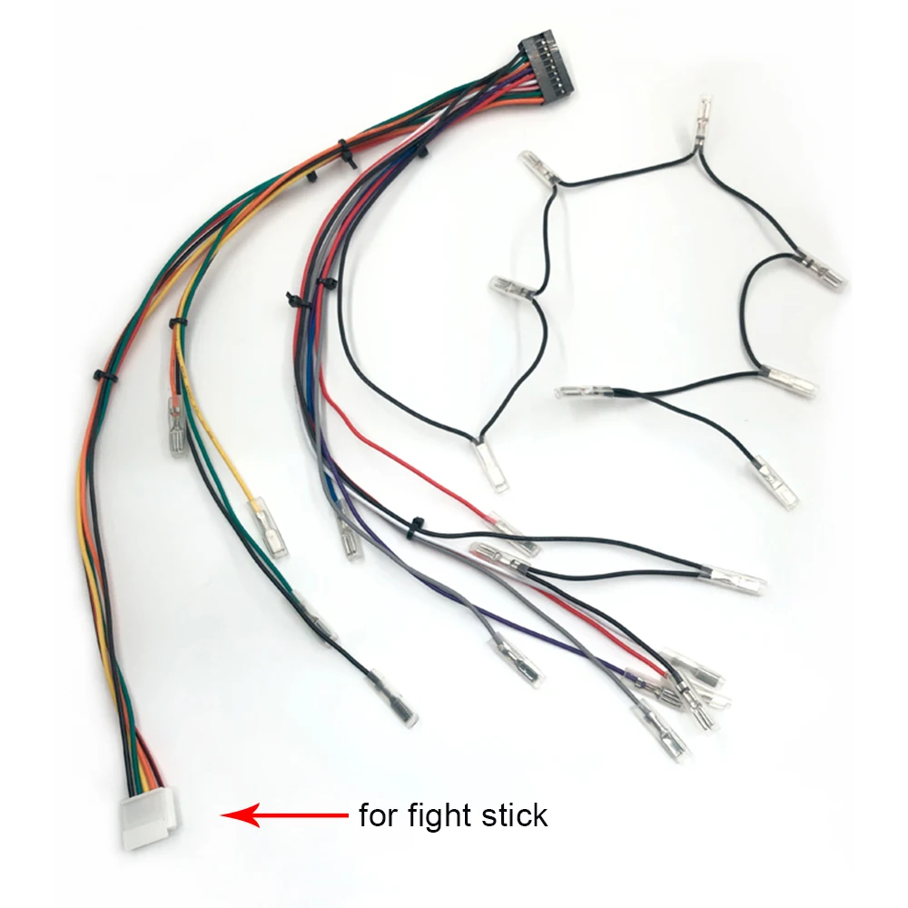 Quick Connect 20 pin Harness 0.110 Connectors for Brook Universal Fighting Stick Board Cables