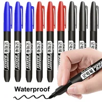 1/6/9/20PCS Permanent Marker Pen Manga Drawing Markers Black Blue Red Waterproof Ink Sketch Pens Stationery Art School Supplies
