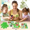 Baby Finger Puppets Set Montessori Parish Toys DIY Animal Storytelling Felt Gloves Didactic Material Hand Puppet Educational Toy 3