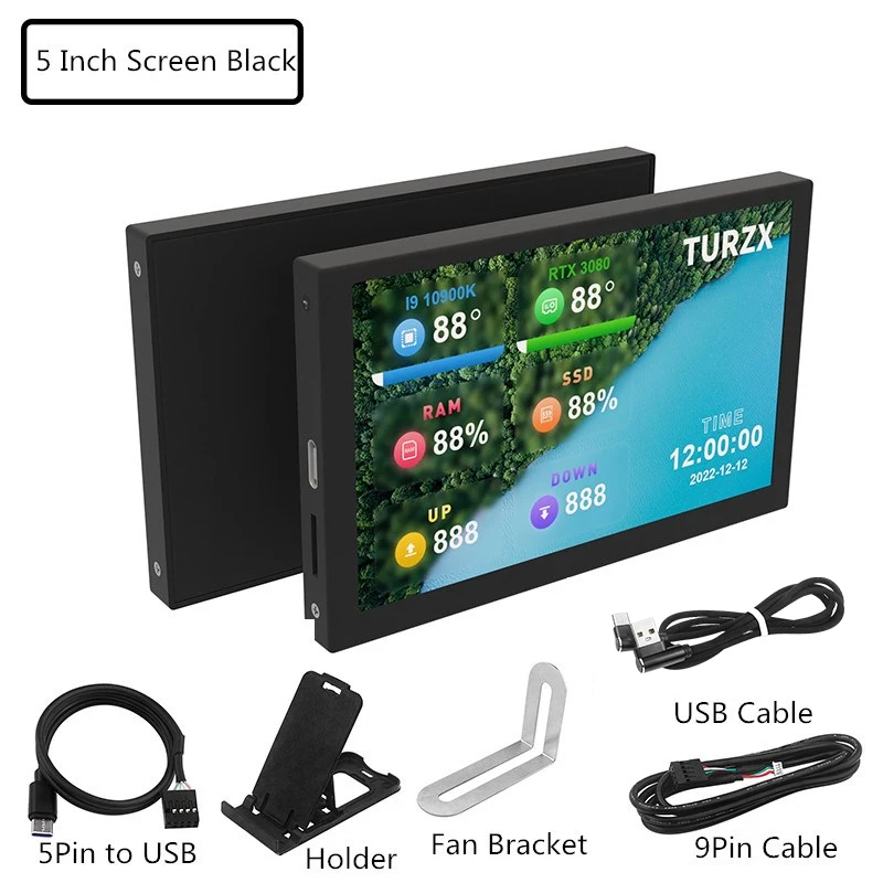 USB Display Livremente AIDA64 Mini Monitor Win 10 11